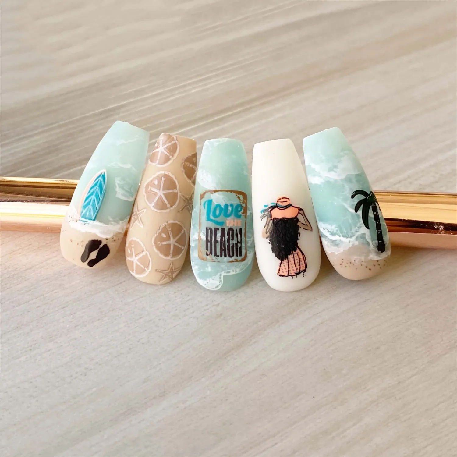 Clear Jelly Stamper CjS-249 Beach stamping plade sommer