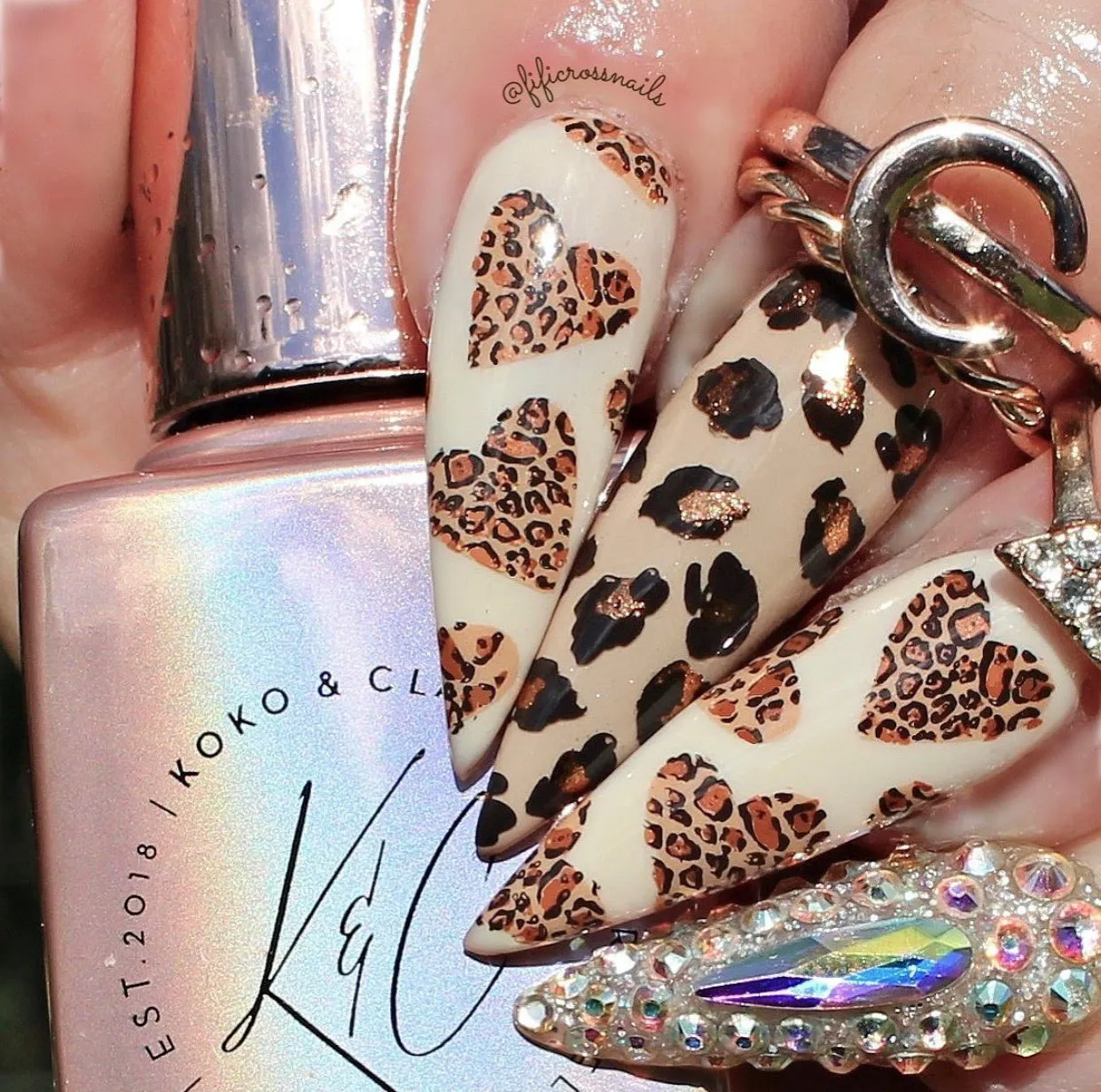 Clear Jelly Stamper CjS-176 Wild Cheetah negleplade 14,5cm