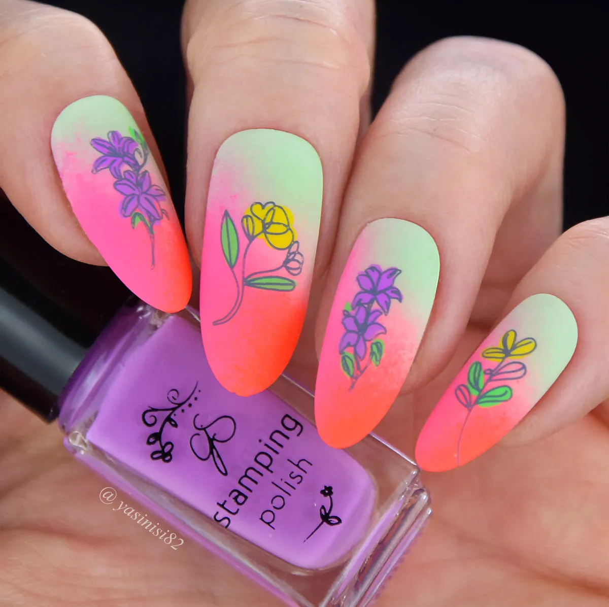 Clear Jelly Stamper CjS-349 Whispering Petals stampingplade floral