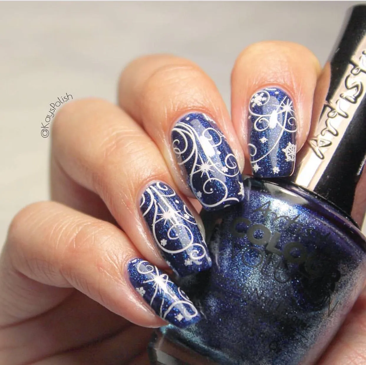 Clear Jelly Stamper C-14 Diamonds in Ice stampingplade snefnug