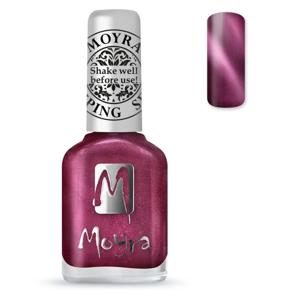 Moyra Cat Eye SP32 Magnetic Red stamping neglelak 12 ml