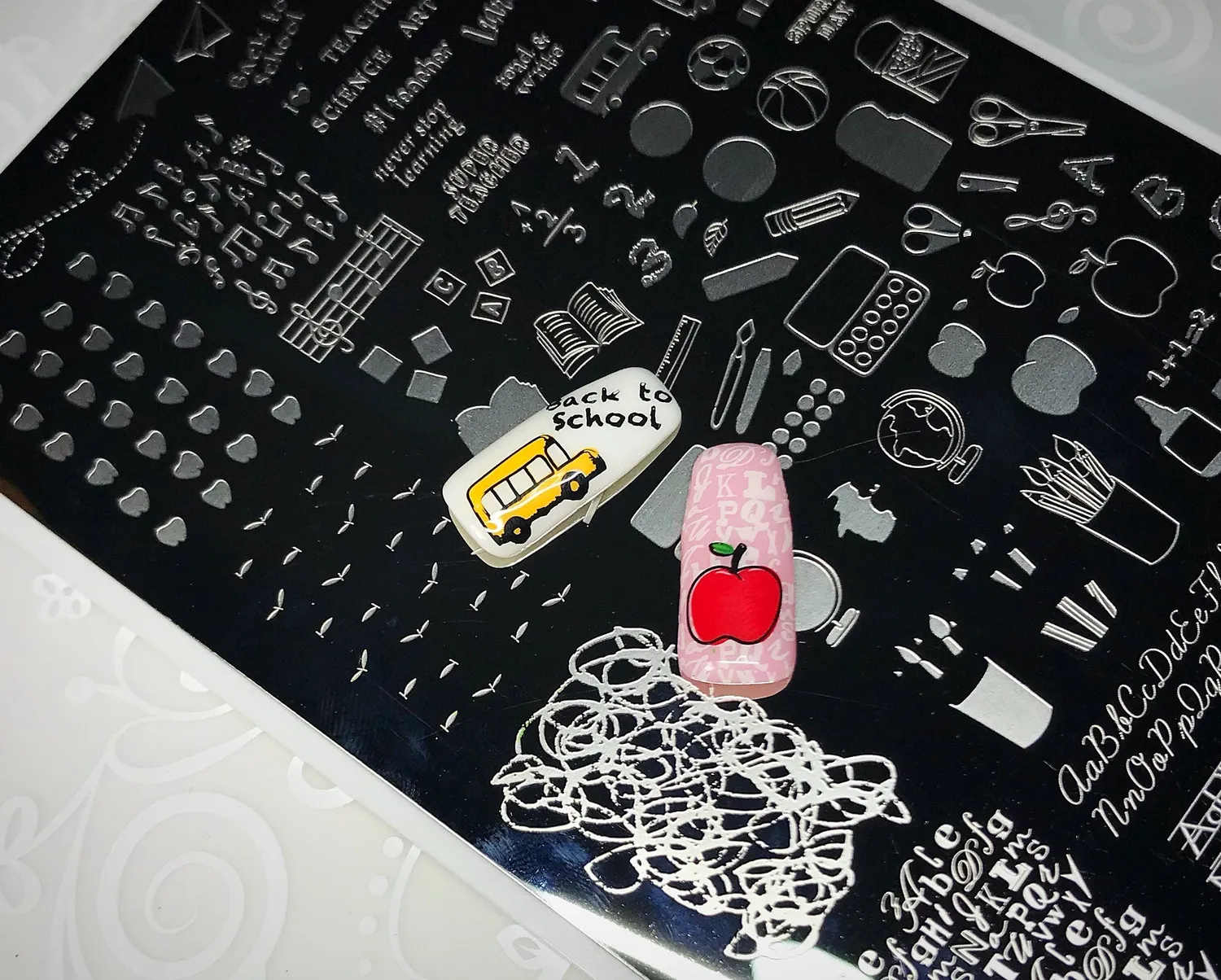 Clear Jelly Stamper CjS-44 stampingplade Back To School