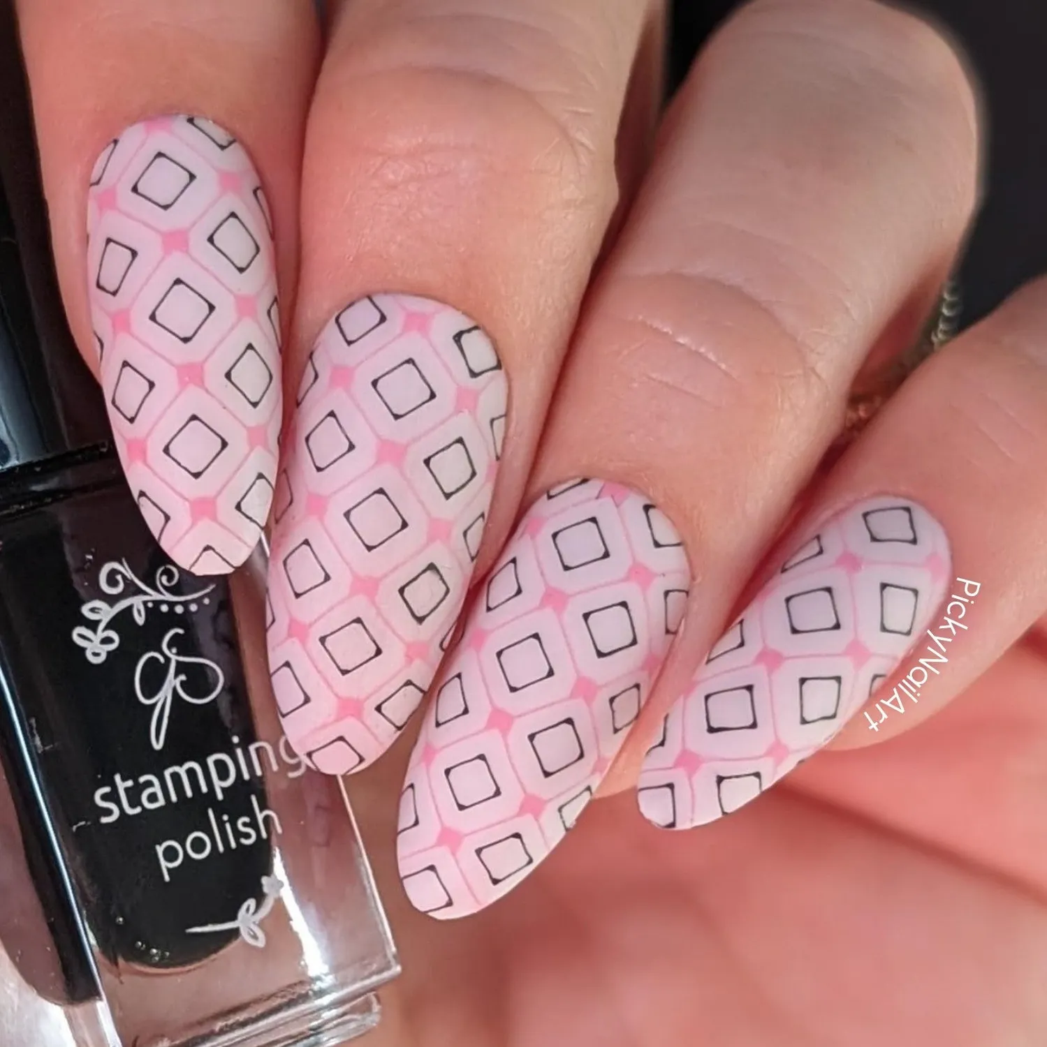 Clear Jelly Stamper CjS-409 Petals in Pattern stamping plade blomster