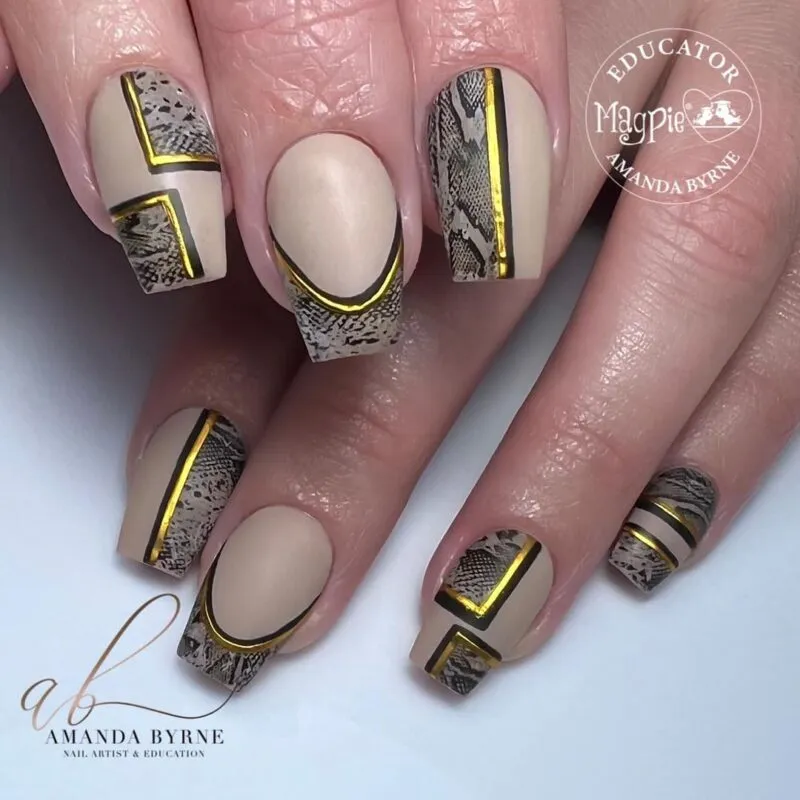Beautystones Kaa neglefolie med transfereffekt