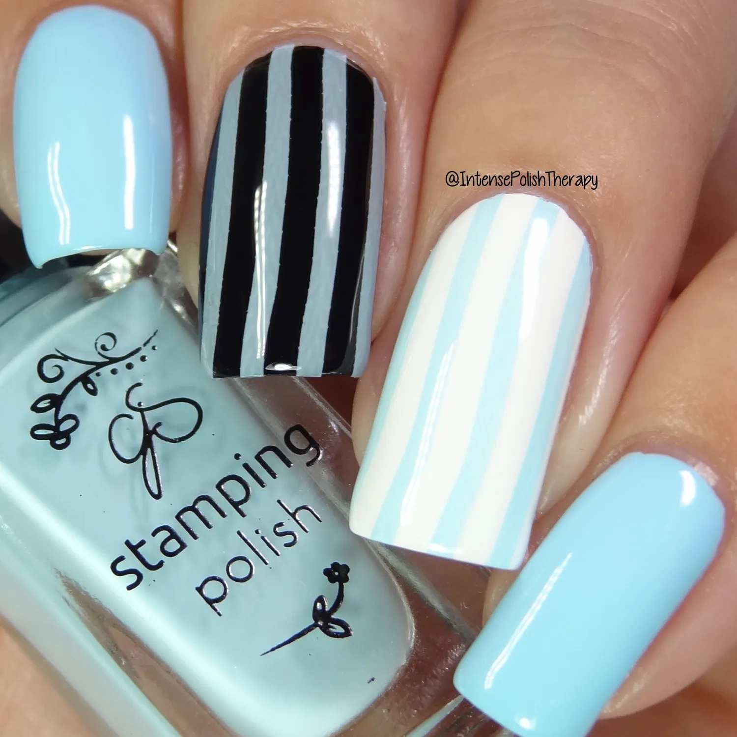 Clear Jelly Stamper 7 CJs PJs stamping lak lyseblå 5 ml