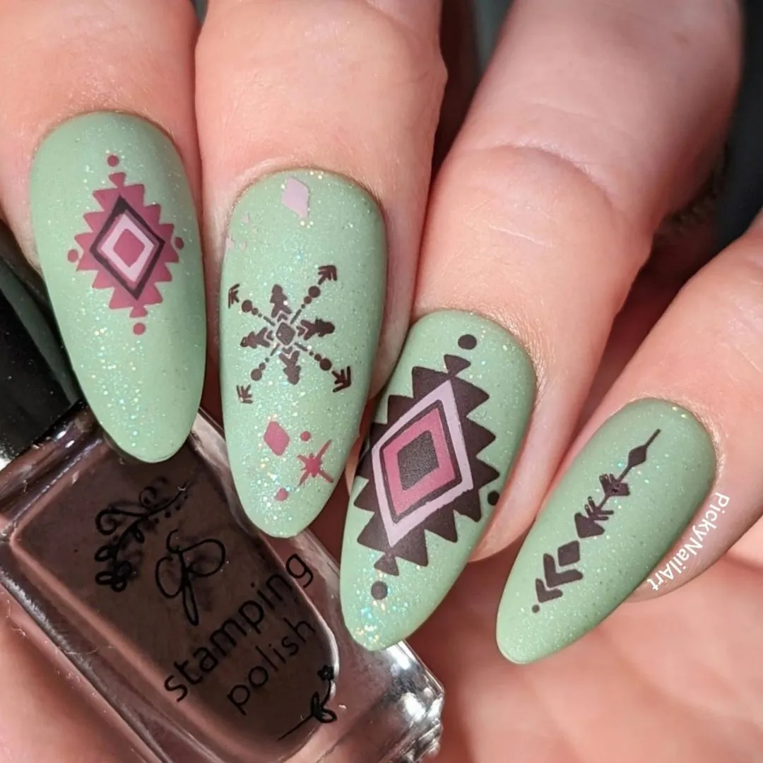 Moonflair Boho Vibes Celina Ryden stempelplade 14x9 cm
