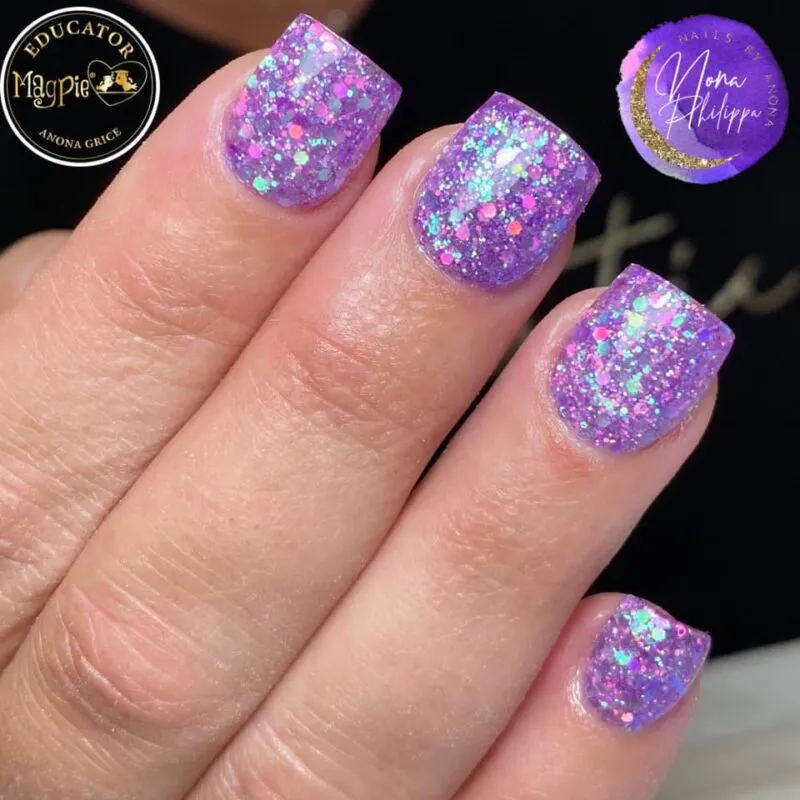 Indigo Nails Beautystones Isabella neglenglitter fin glans