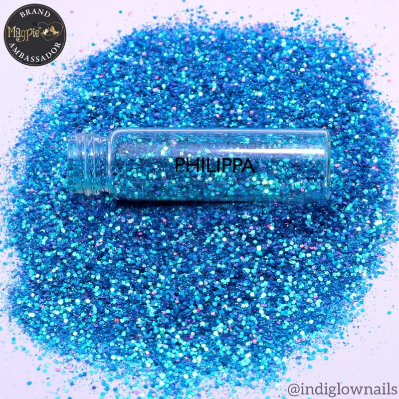 Beautystones Philippa glitter til negle med fint glimmer