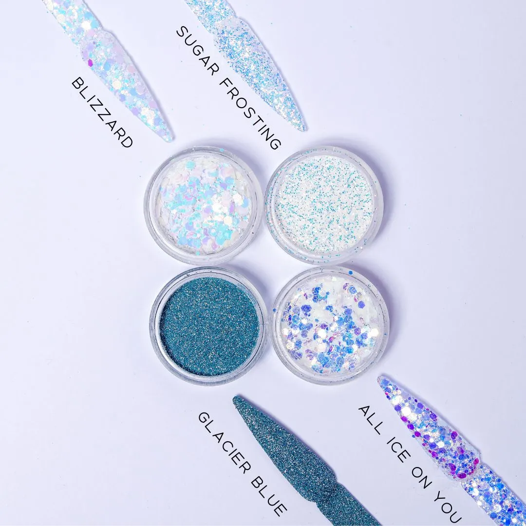 Moonflair Reflective Glacier Blue negleglitter 2-3 g