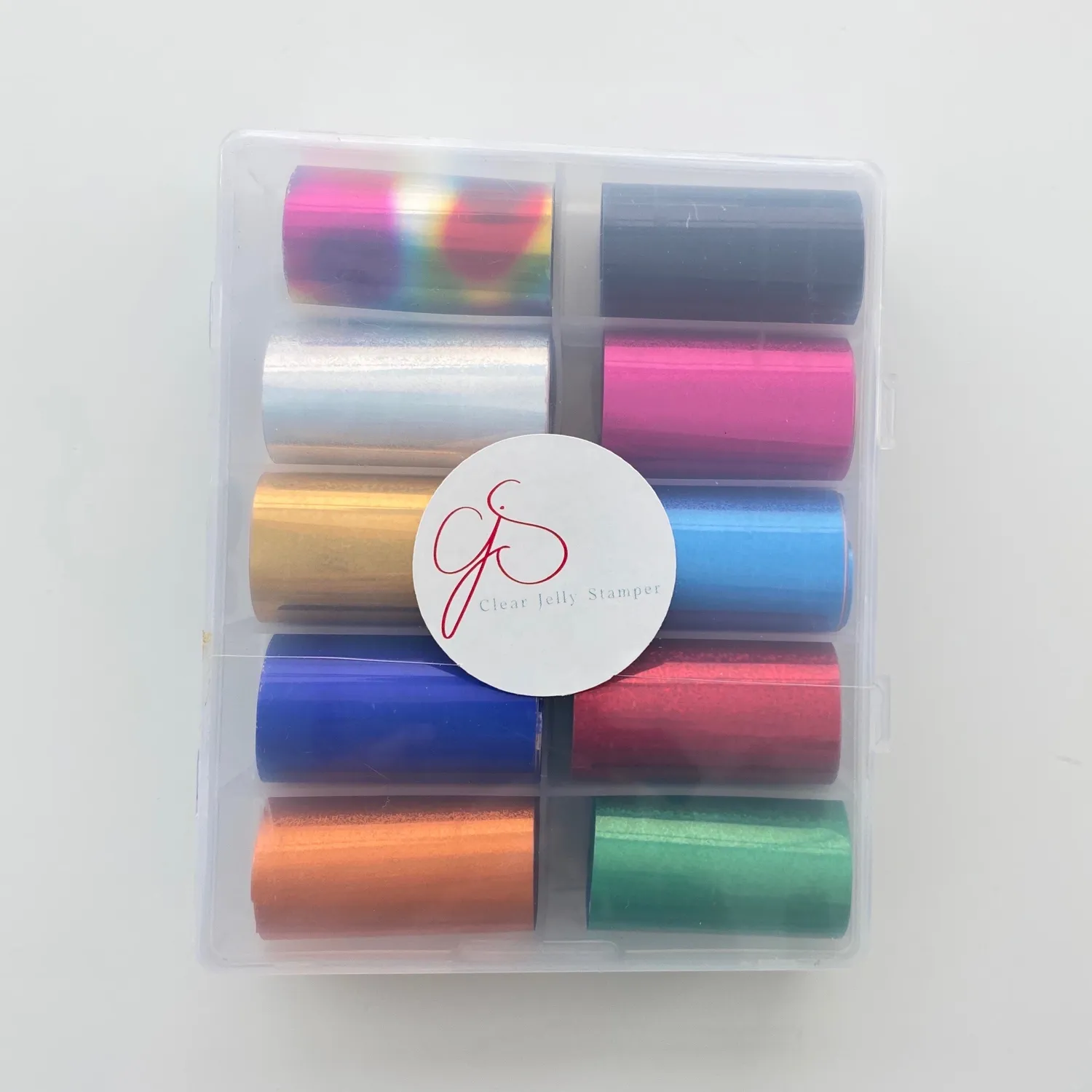 Clear Jelly Stamper Art Foil Collection 7 neglefolie 10 stk