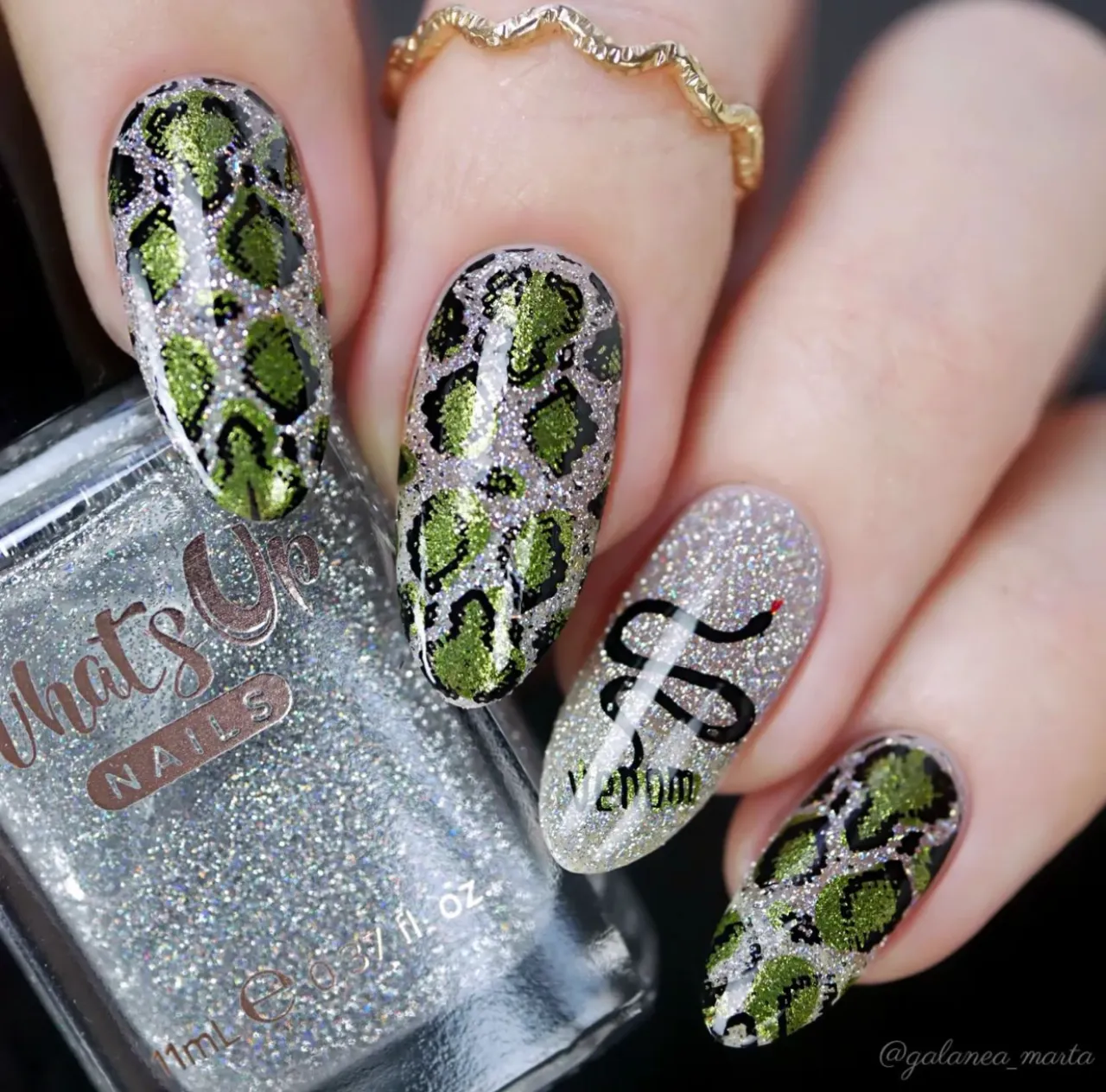 Clear Jelly Stamper CjS-217 Snake stampingplade slangemønster