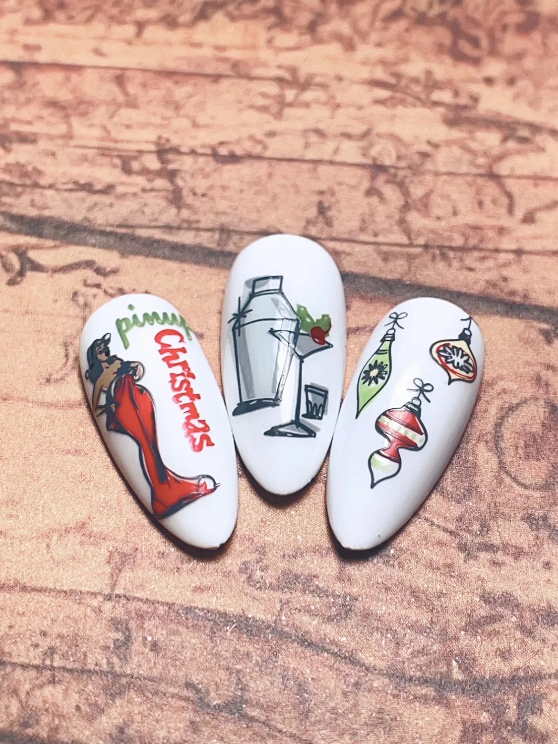Clear Jelly Stamper CjSC-76 stamping plade jul pin-up