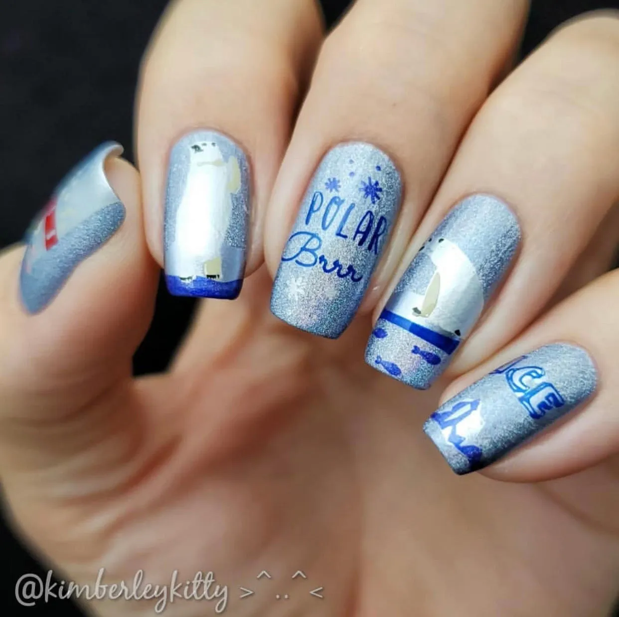 Clear Jelly Stamper Arctic Holiday CjSC-39 stampingplade isbjørn