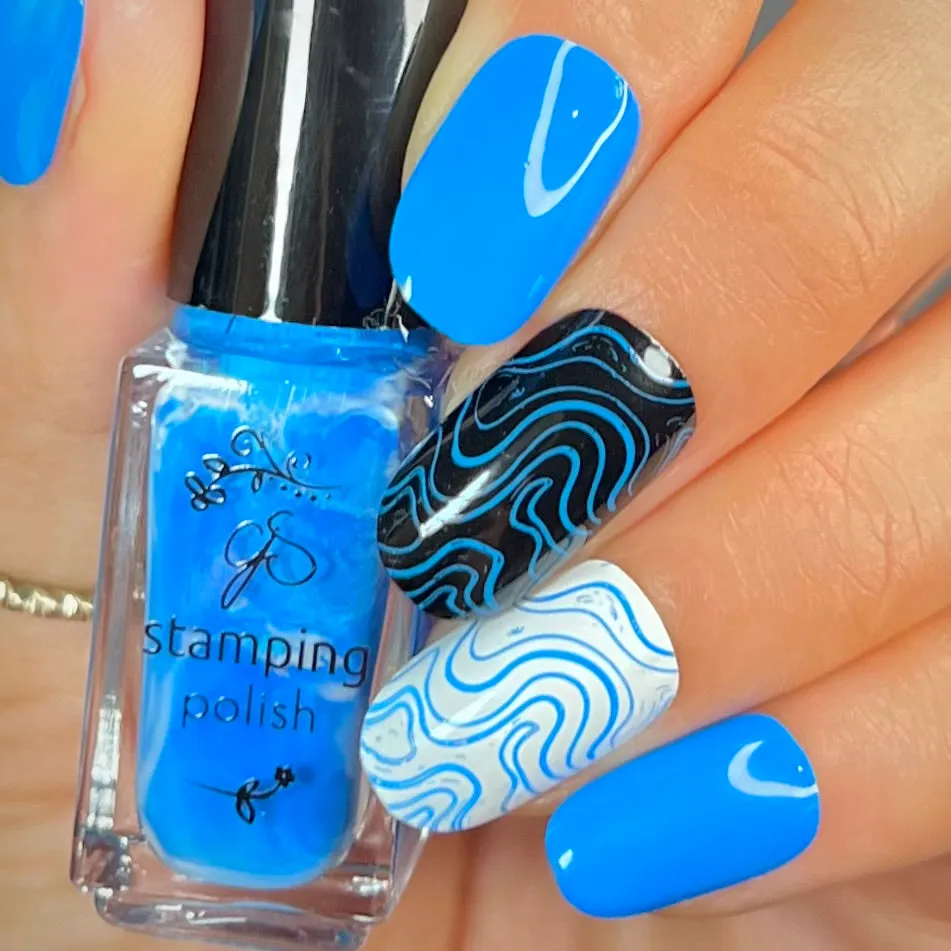 Clear Jelly Stamper 166 Strut Your Stuff stamping lak blå 5 ml