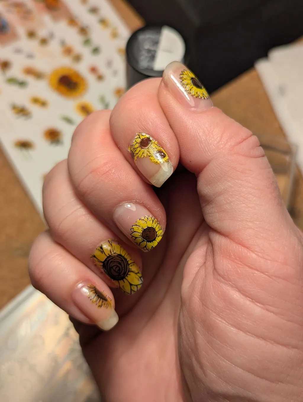 Clear Jelly Stamper CjS-370 Sunflower stampingplade blomst