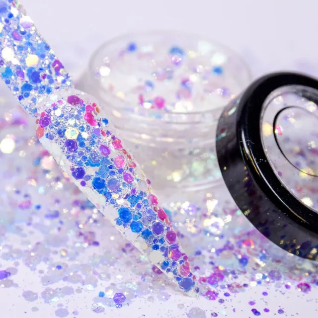 Moonflair All ICE on You glitter 3-4 g isblå mix