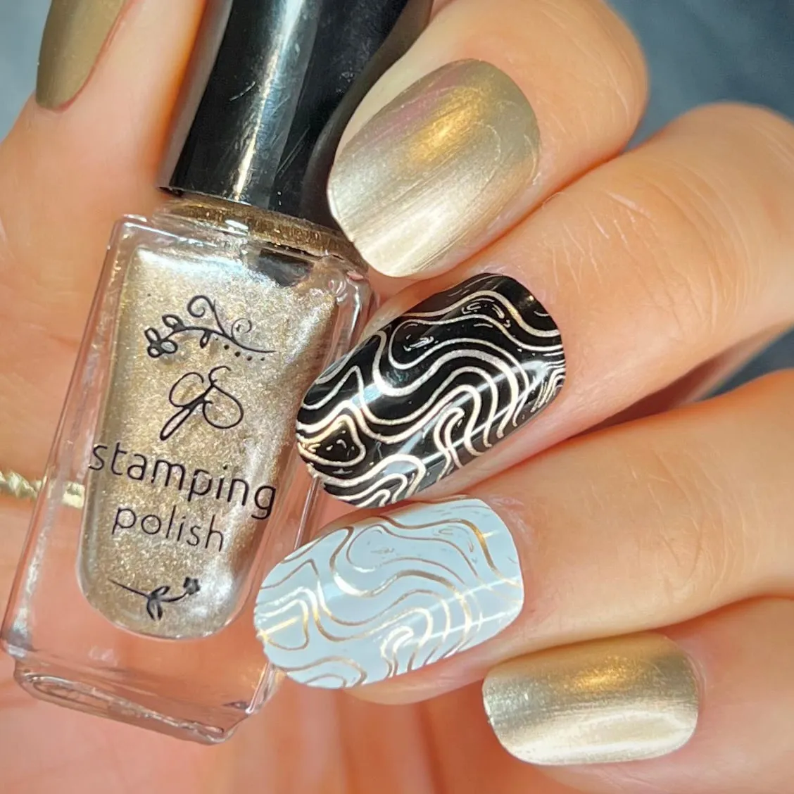Clear Jelly Stamper 51 Bring on the Bubbly stampinglak 5 ml lyseguld