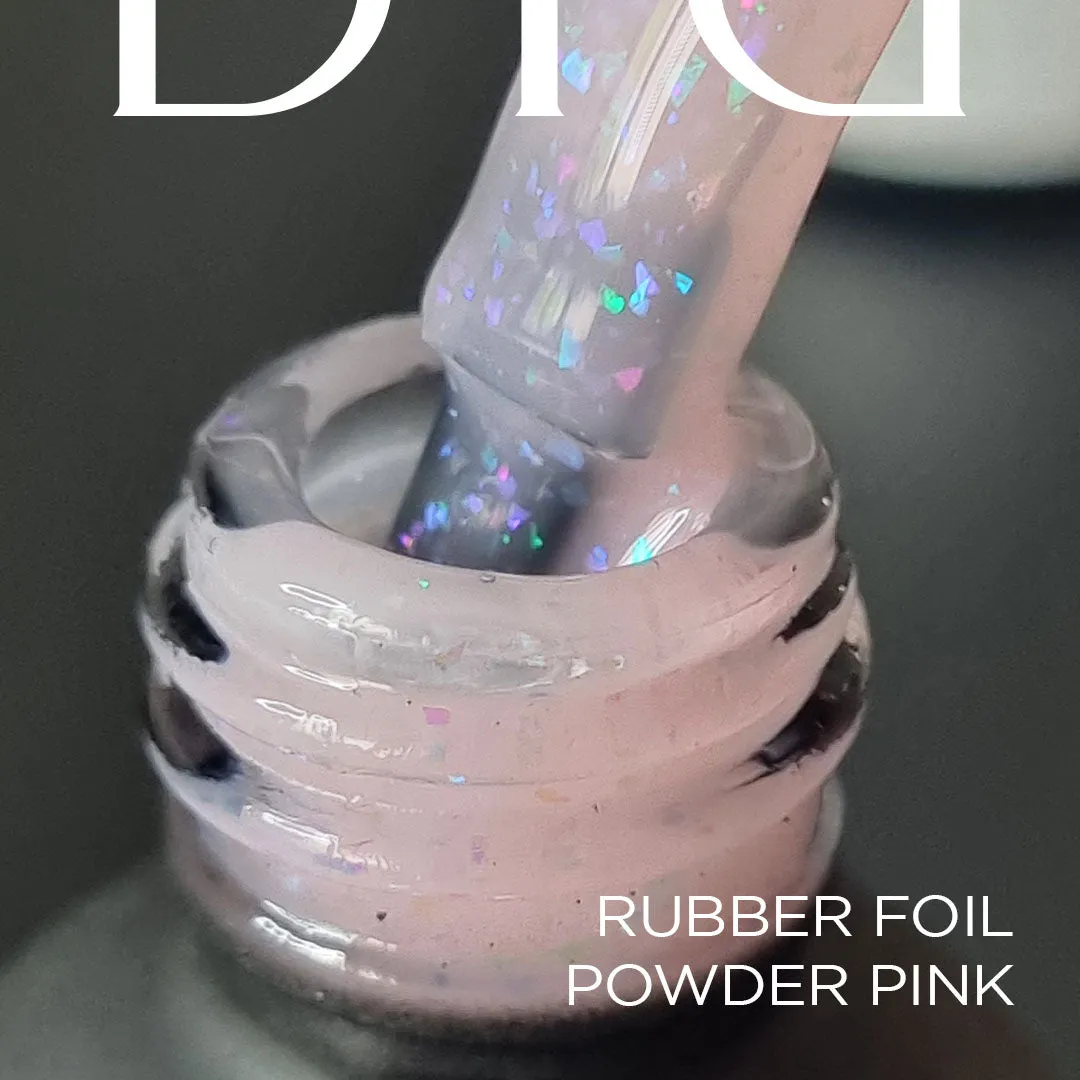 Didier Lab Rubber Base Foil Powder Pink base coat TPO-fri