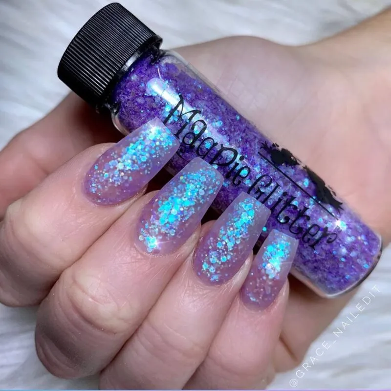 Beautystones Heidi Glitter negleglitter med glans
