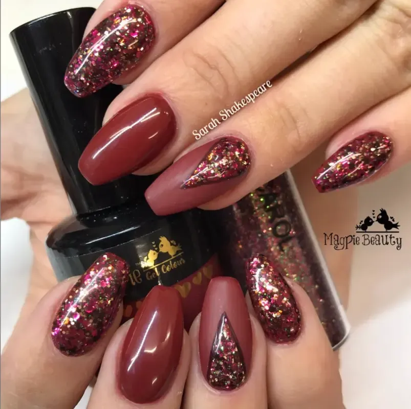 Indigo Nails Beautystones Carol negleglitter klar