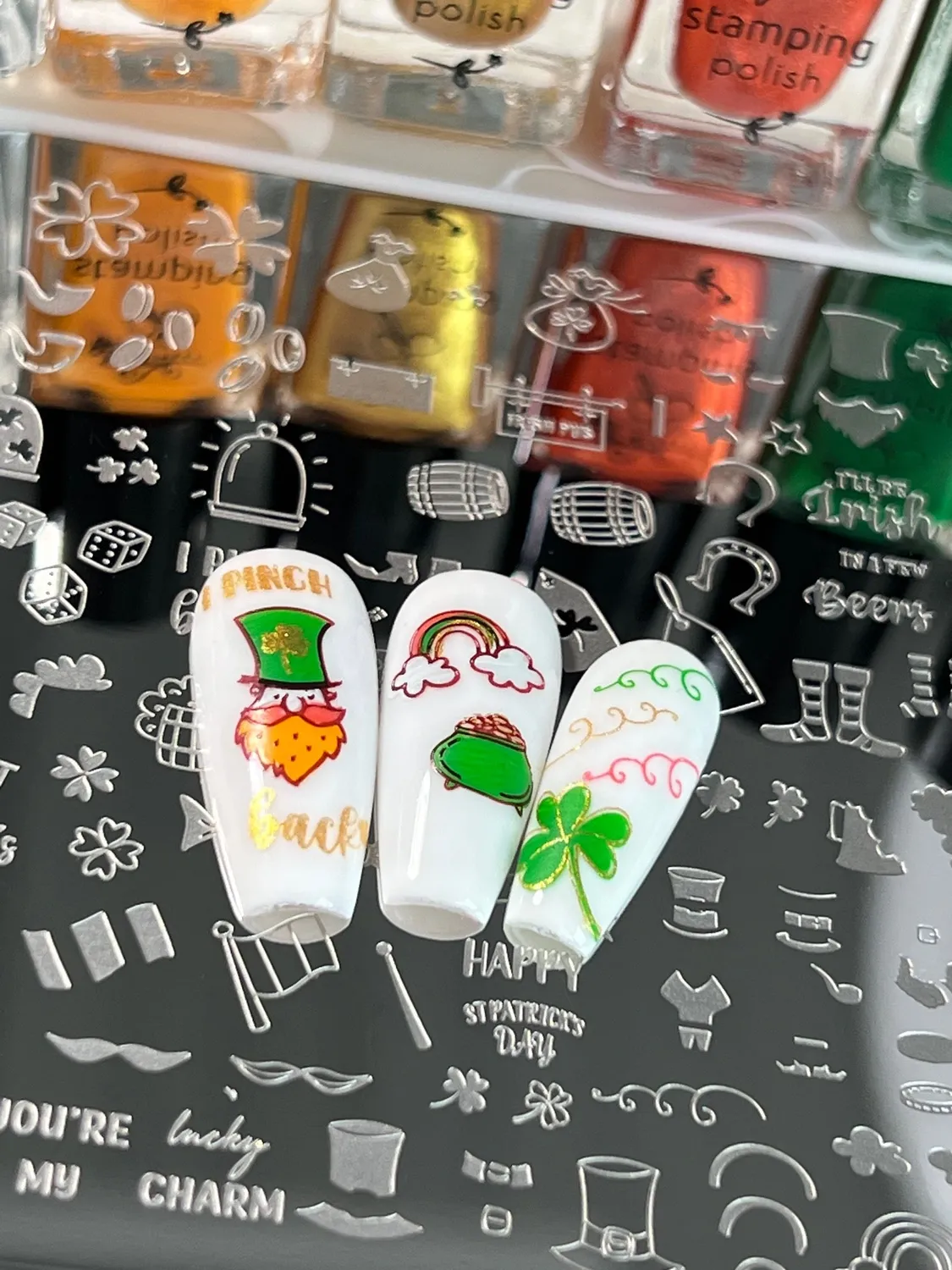 Clear Jelly Stamper CjSH-86 I Pinch Back stamping plate 8 cm