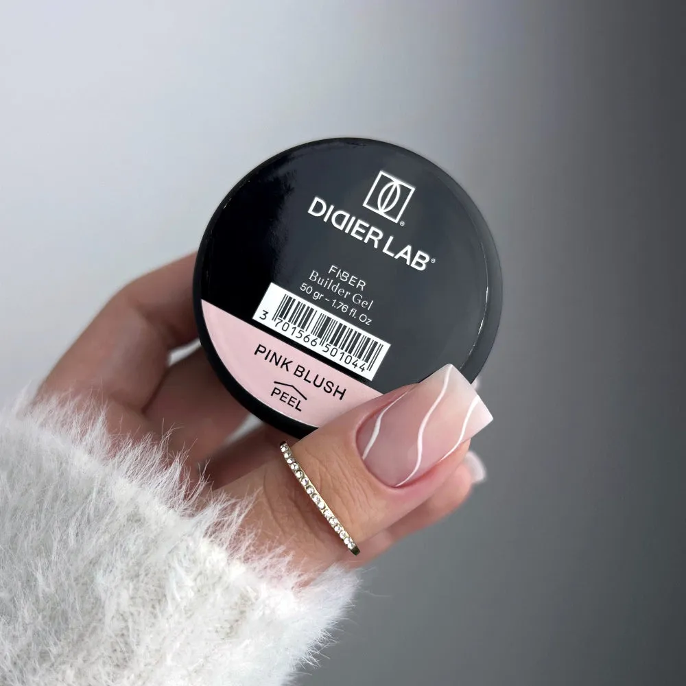 Didier Lab Fiber Builder Gel Pink Blush styrkende