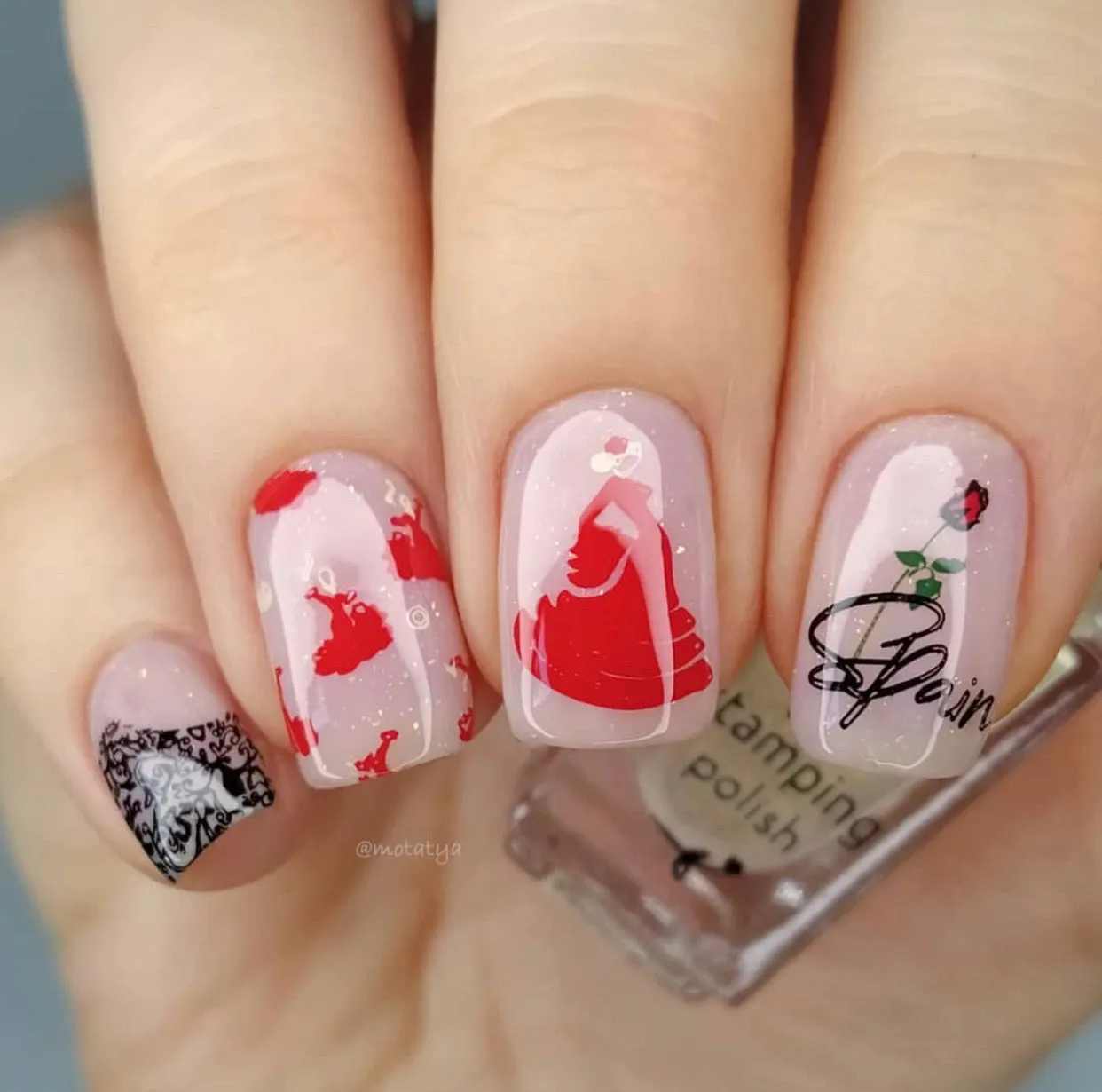 Clear Jelly Stamper Dance with Spain CjSLC-60 stamping plade flamenco