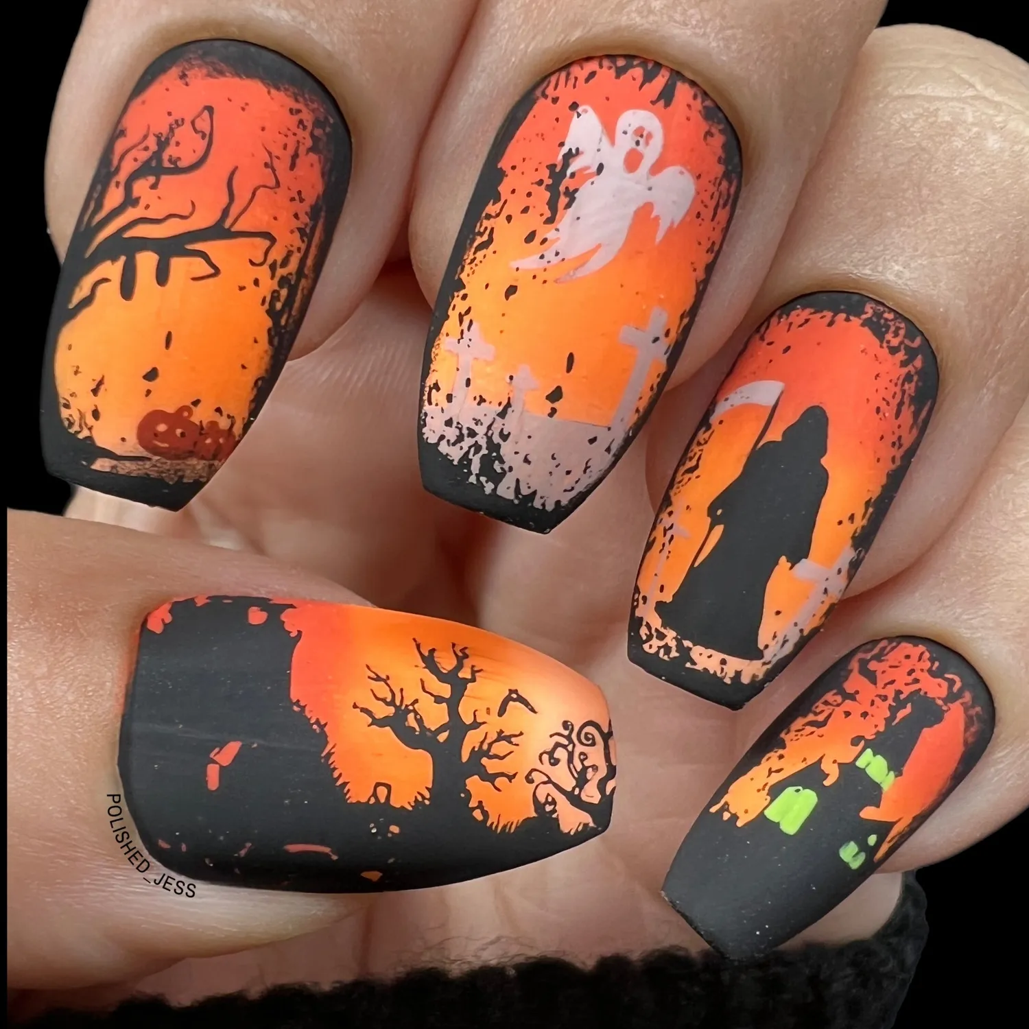 Clear Jelly Stamper Creepy Hollow CjSH-37 stempelplade halloween
