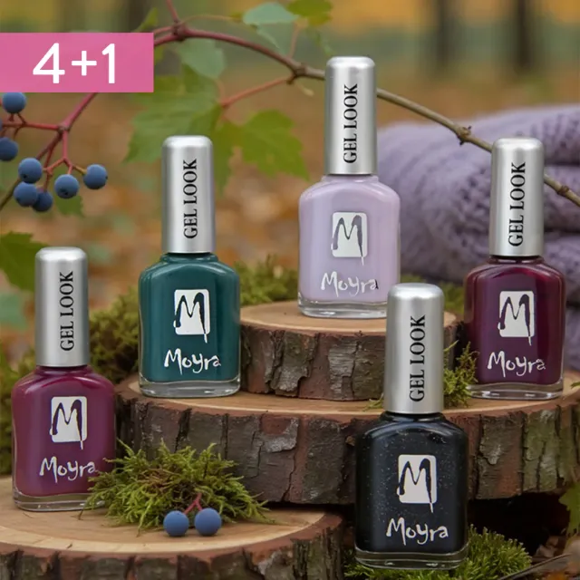 Moyra Gel Look Sweater Weather neglelak 5x12 ml varm