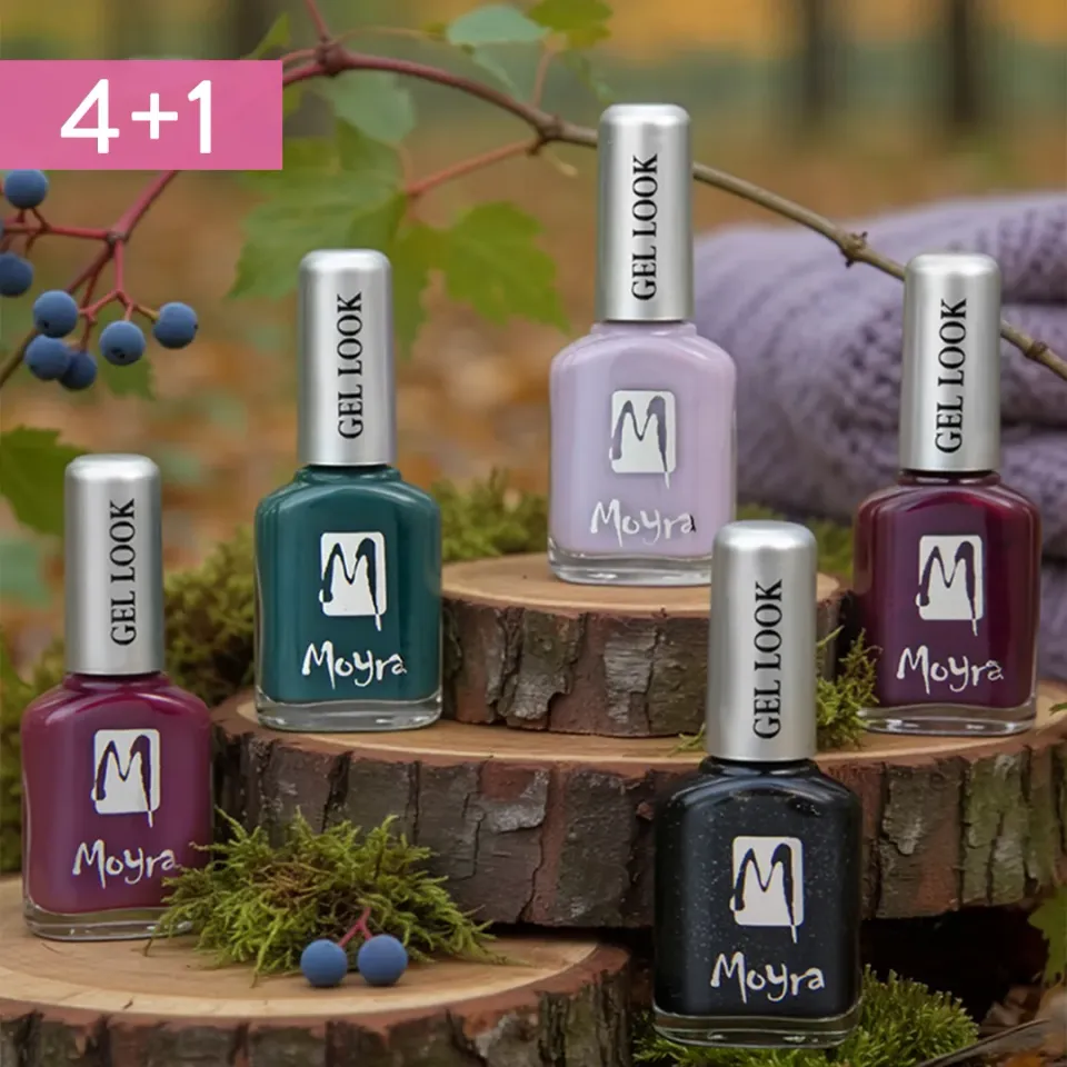 Moyra Gel Look Sweater Weather neglelak 5x12 ml varm