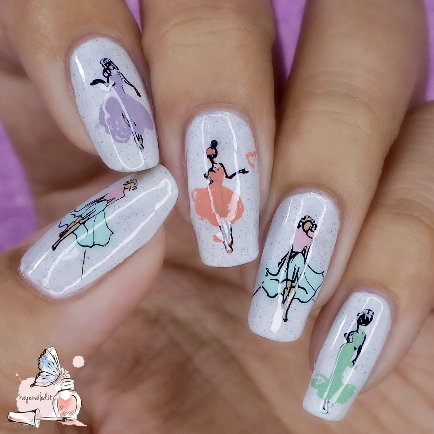 Clear Jelly Stamper CjSLC-77 Kaye's Fashion stamping plade