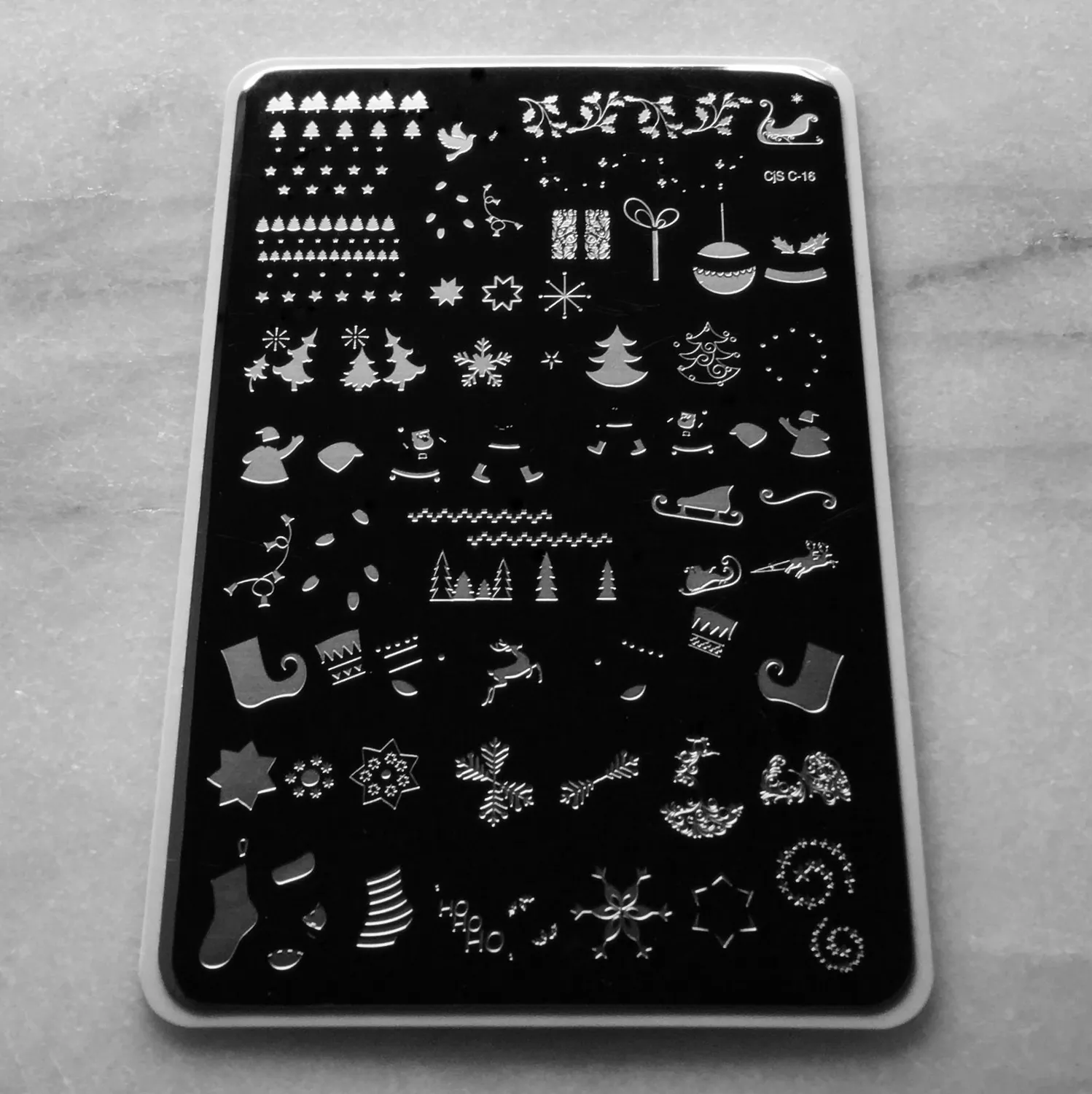 Clear Jelly Stamper All the Trimmings CjSC-16 stempelplade jul 14,5x9,5