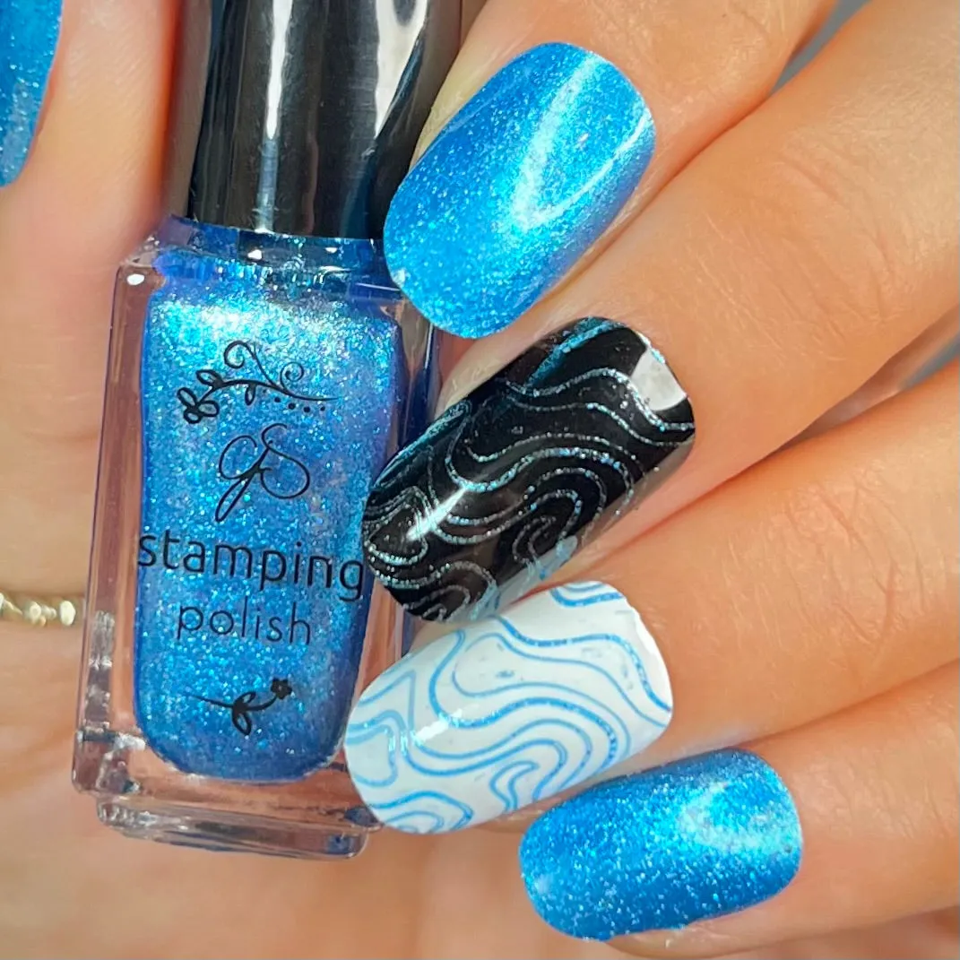Clear Jelly Stamper 167 Peacock's Dream stamping lak 5 ml teal