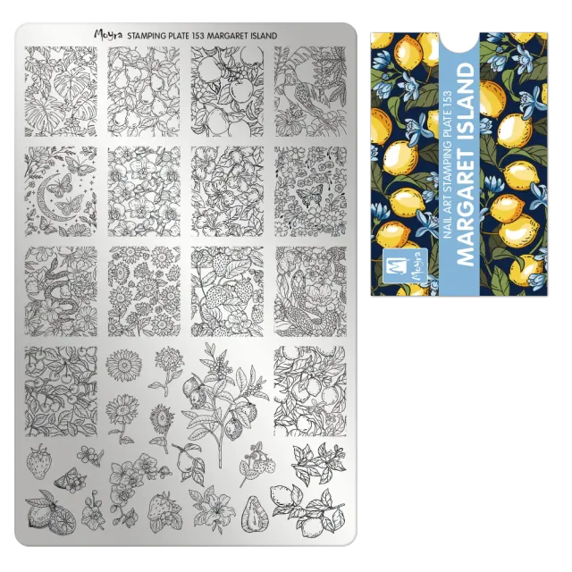 Moyra Stamping Plate 153 Margaret Island stempelplade