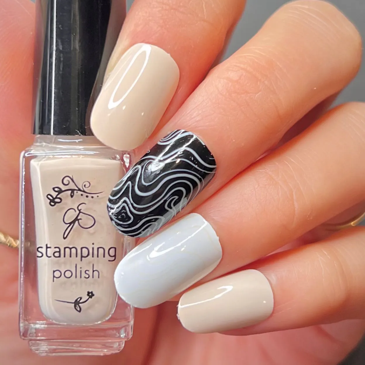 Clear Jelly Stamper 222 Coconut stamping lak off-white 5 ml