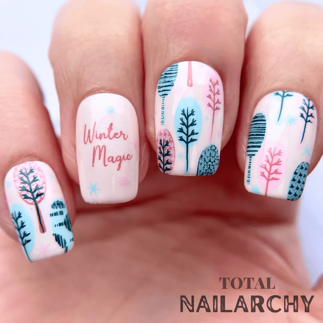 Clear Jelly Stamper CjS-324 stempelplade Patterned Winter snefnug