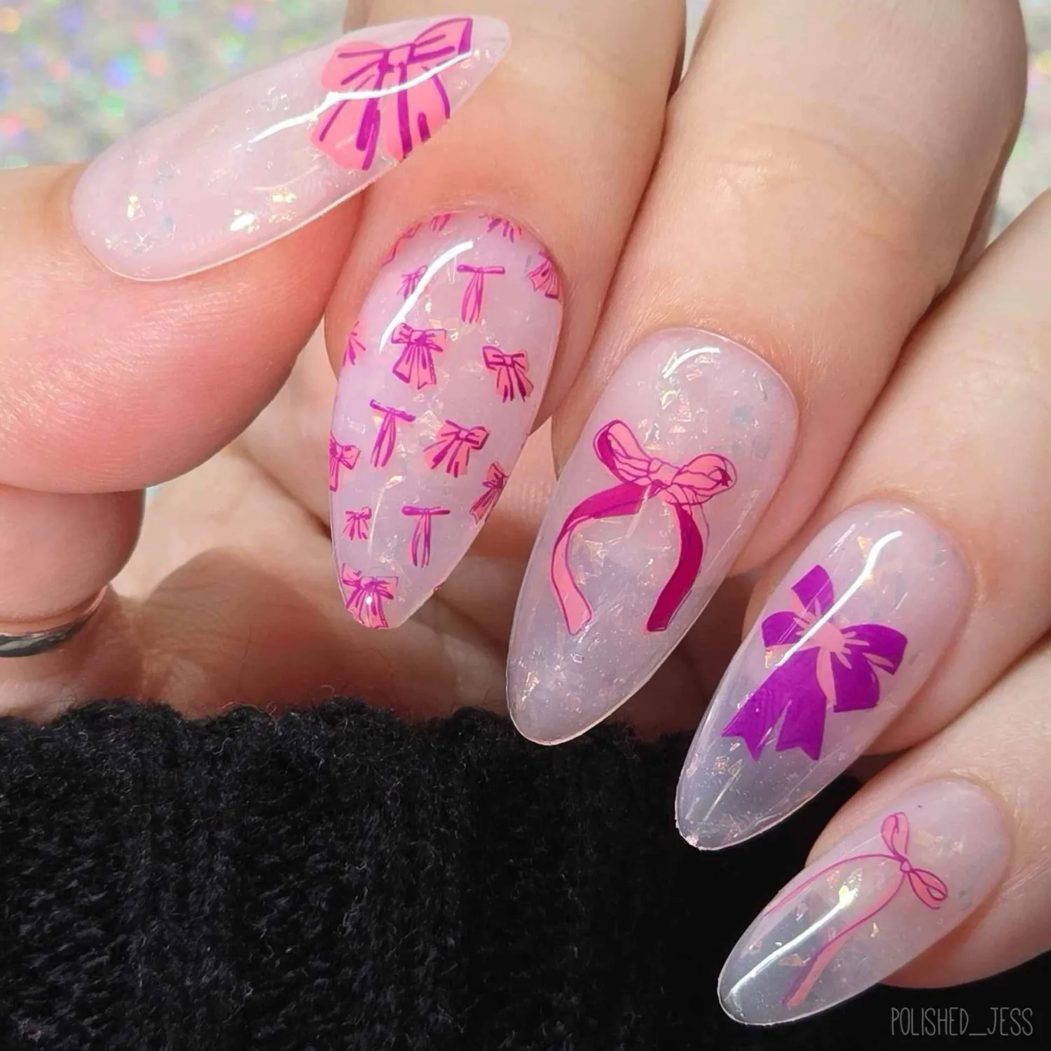 Clear Jelly Stamper Pretty Little Bows CjS-377 stempelplade sløjfe
