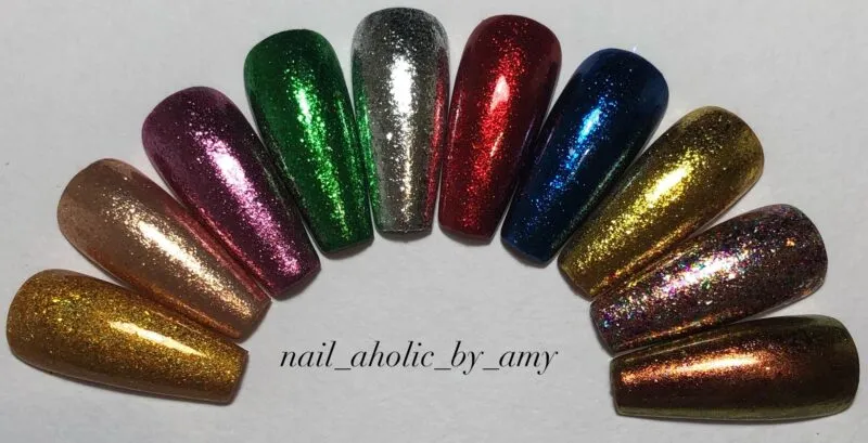 Beautystones Billie Flakes negleflager metallisk