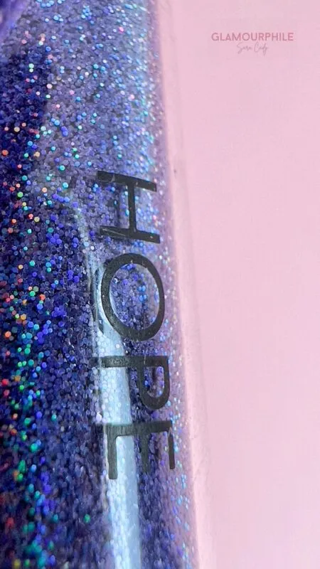 Indigo Nails Hope negleglitter lilla glittereffekt