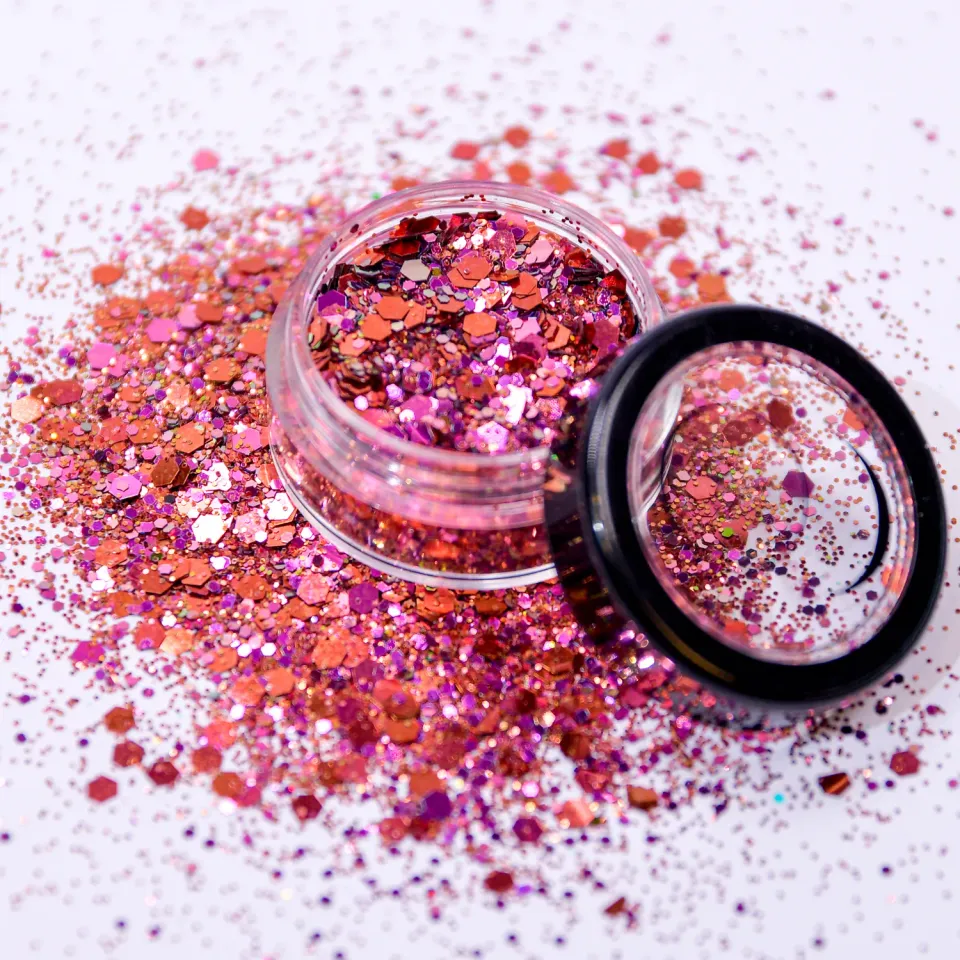 Moonflair Chameleon Glitter Flamingo Løs Glitter 4-6 g