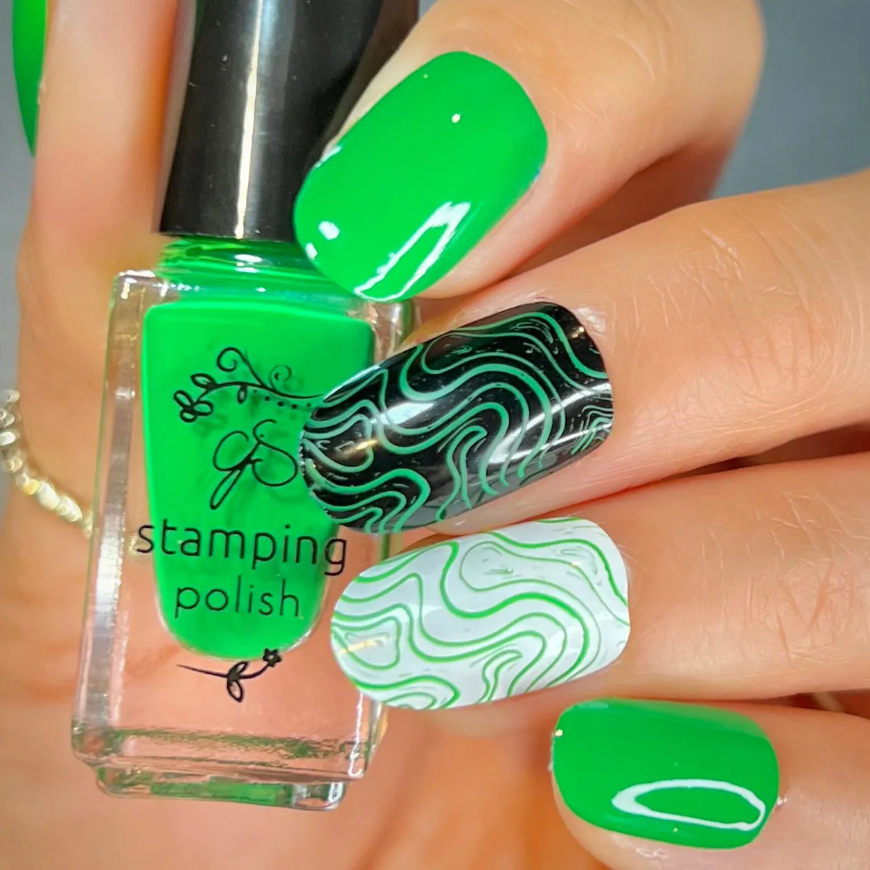 Clear Jelly Stamper 11 Dolla Dolla Bill stamping lak grøn 5 ml