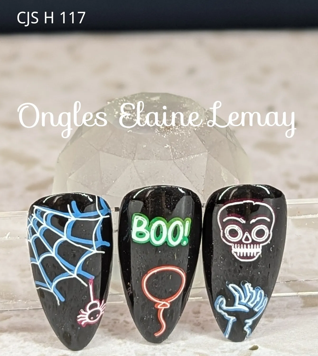 Clear Jelly Stamper CjSH-117 stempelplade Neon Nightmares