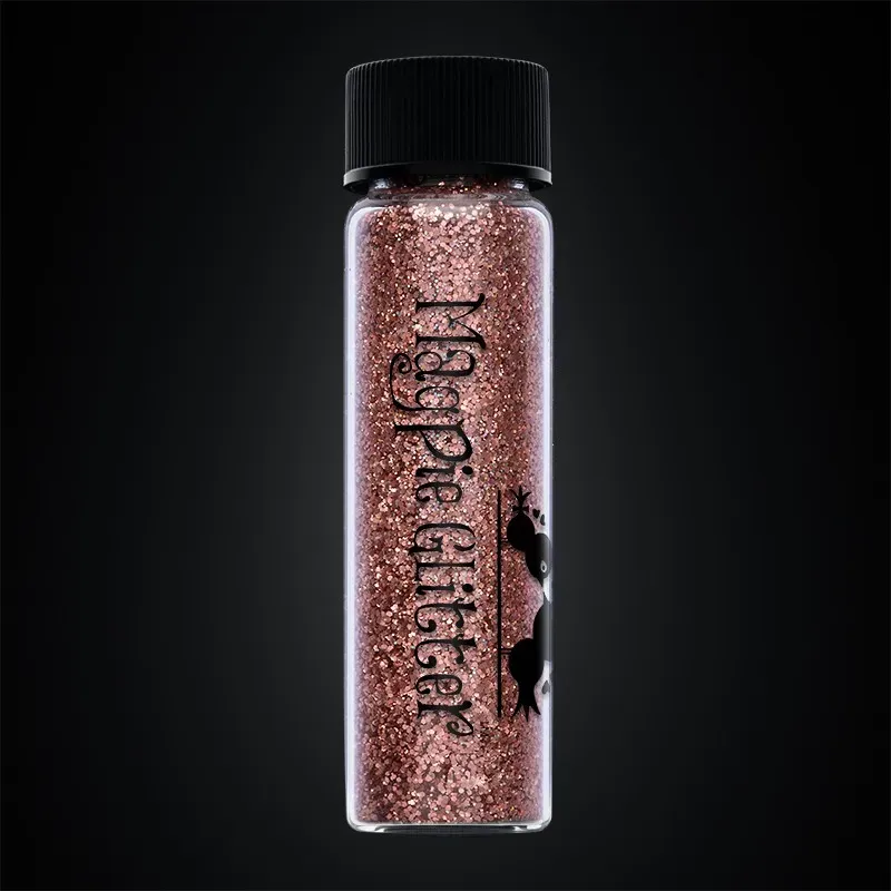 Indigo Nails Peaches glitter til negle fersken