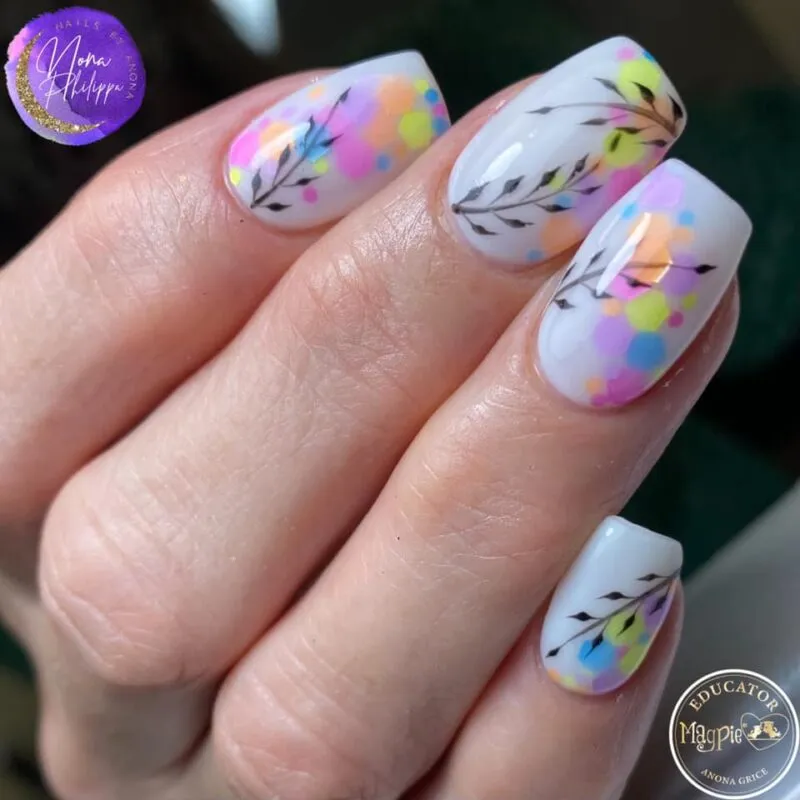 Indigo Nails Hexagon Neon Mix neglepynt neon mix