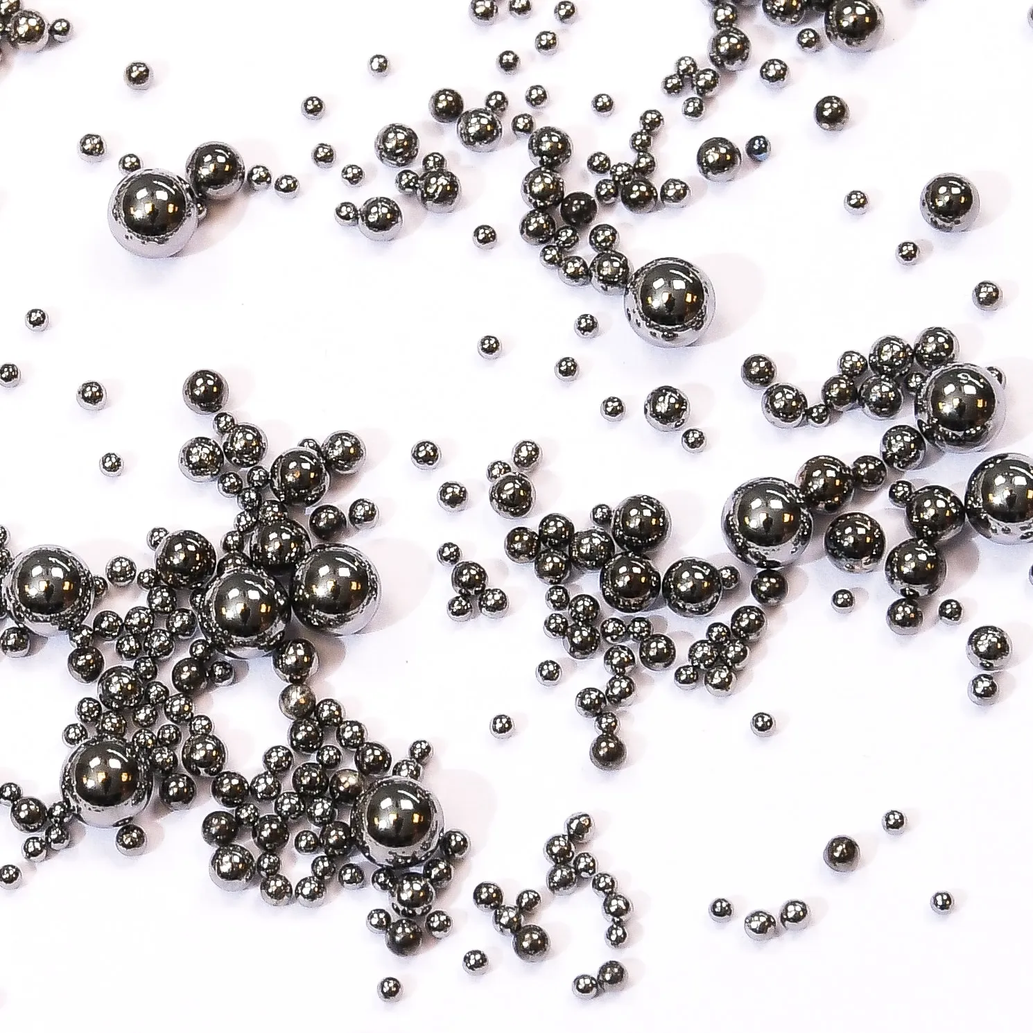 Moonflair Caviar Beads neglekugler 6 størrelser sort
