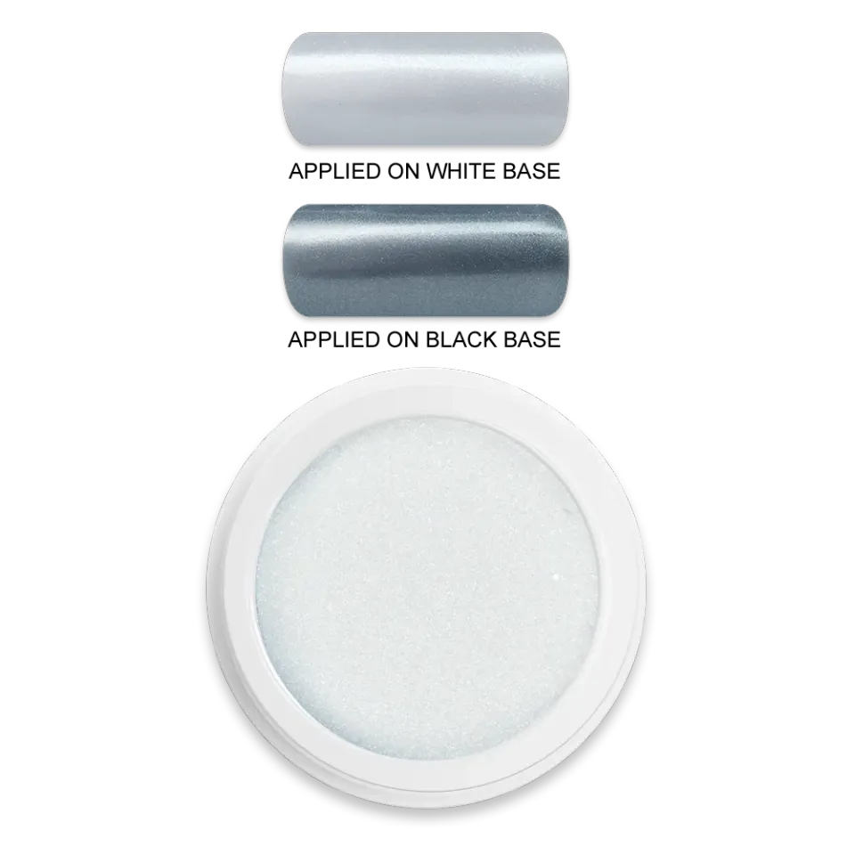 Moyra Shell effect powder Silver effektpulver 1 g perlemor