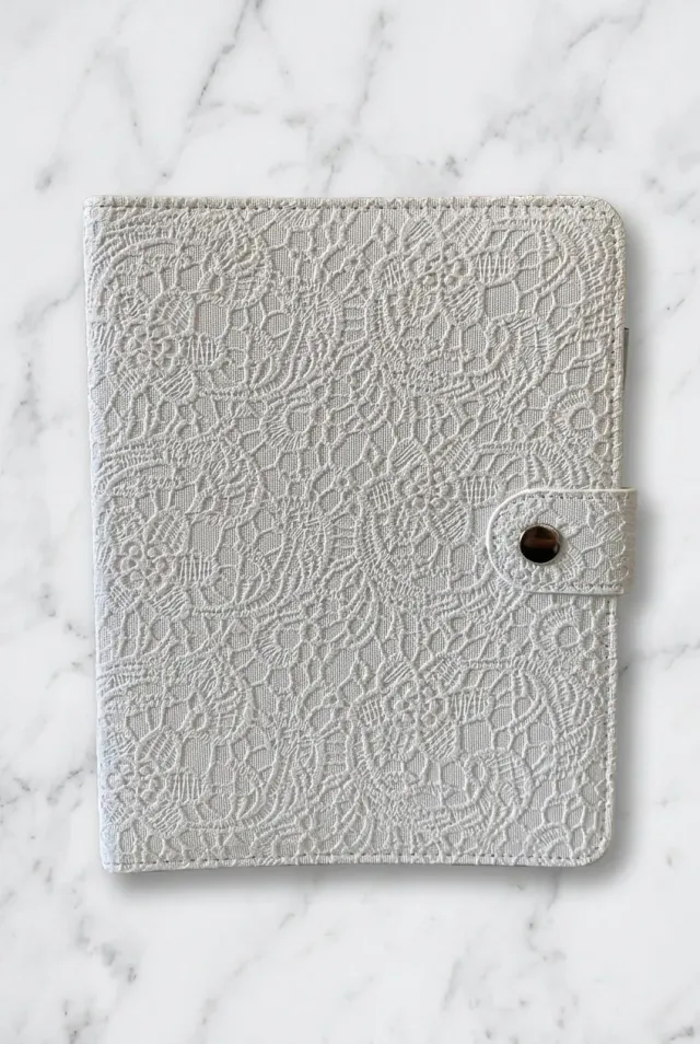 Clear Jelly Stamper Lace Binder mappe 6-ring 20 plader