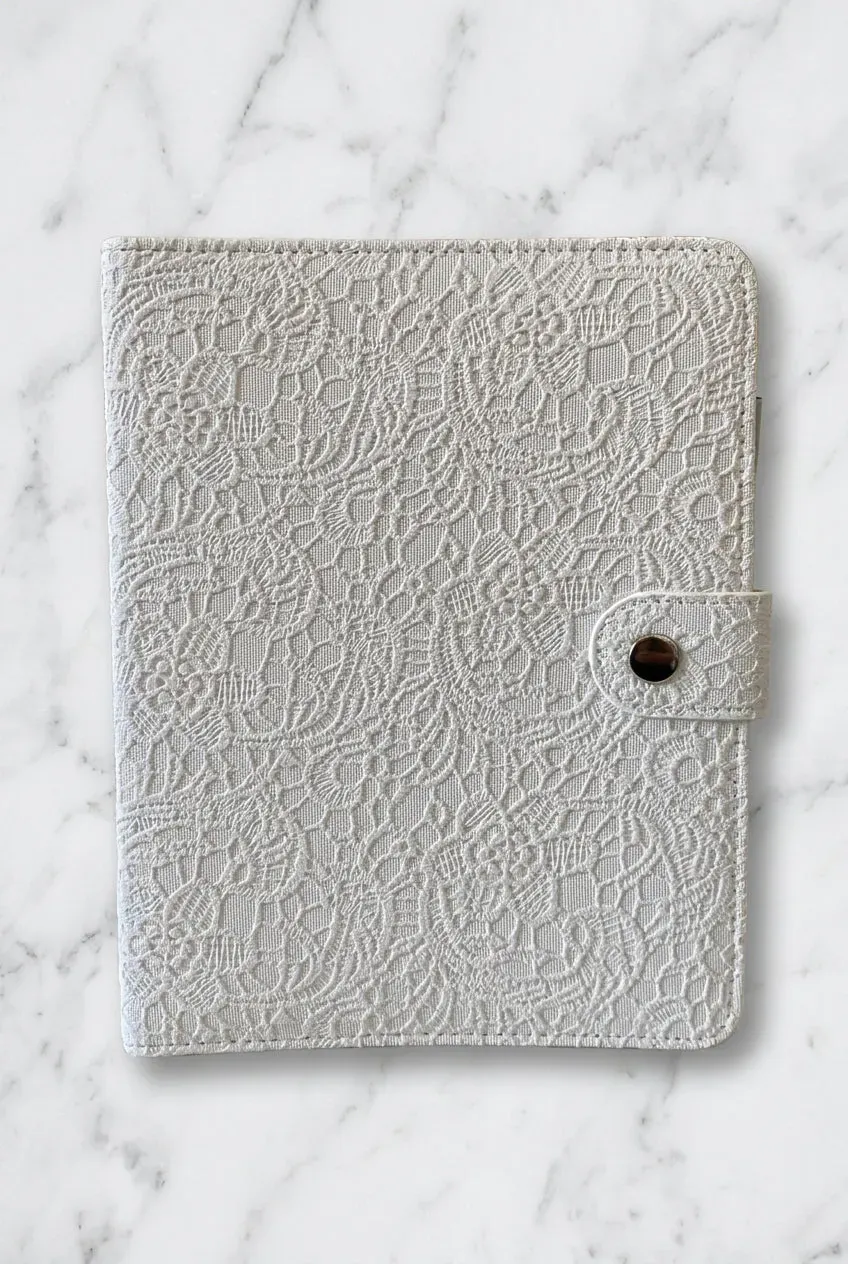 Clear Jelly Stamper Lace Binder mappe 6-ring 20 plader