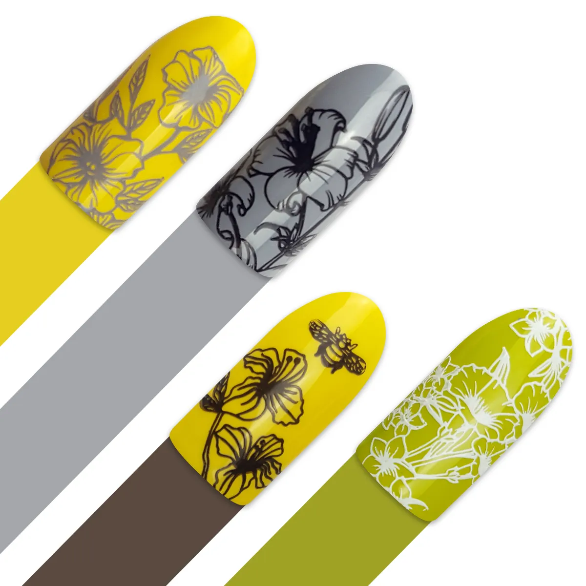 Moyra Stamping Plate 107 Botanical stampingplade