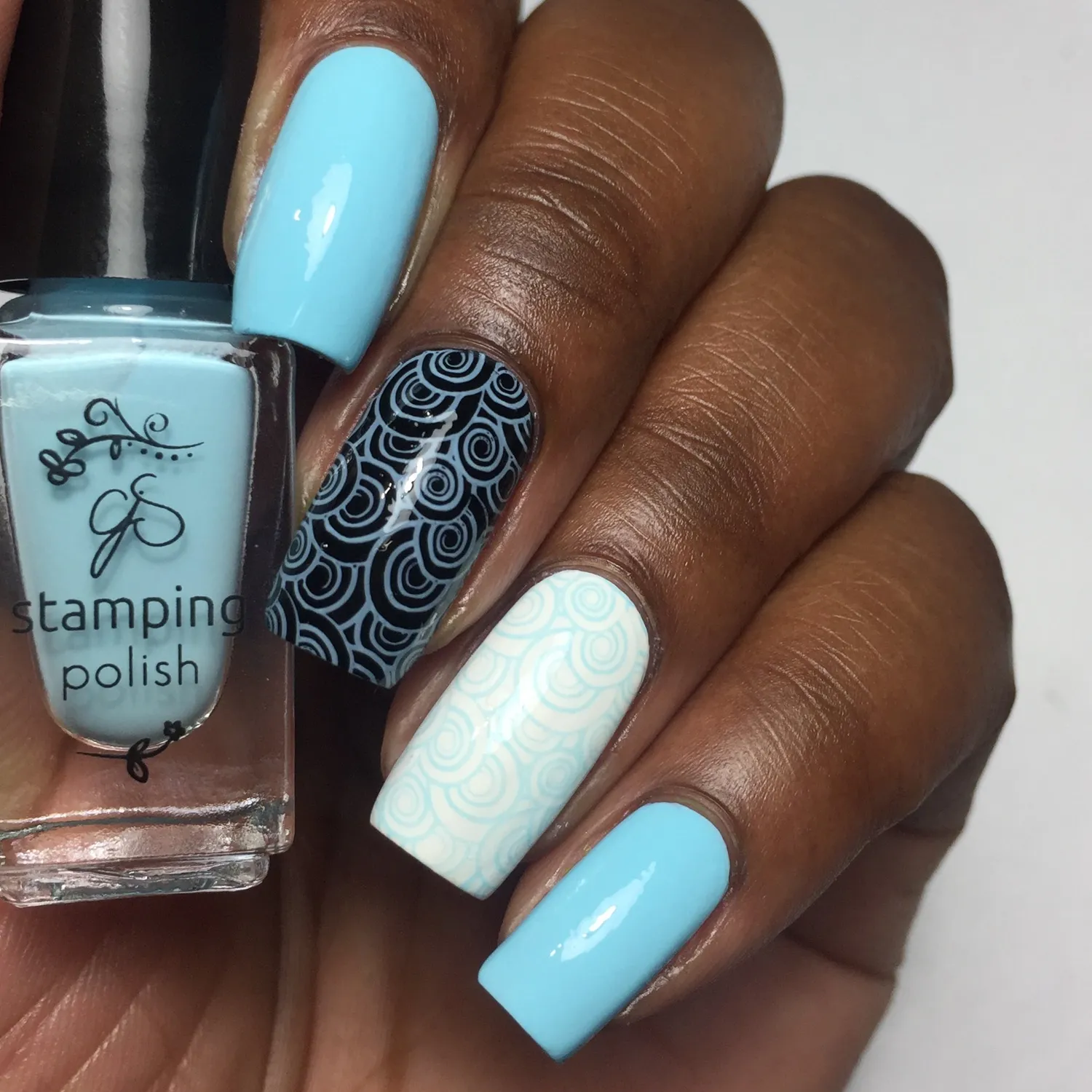 Clear Jelly Stamper 7 CJs PJs stamping lak lyseblå 5 ml